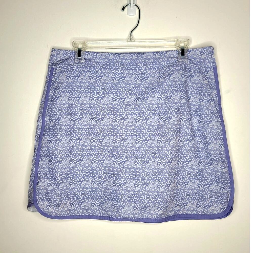 Vineyard Vines Performance blue white athletic skirt skort - 10 -golf pickleball